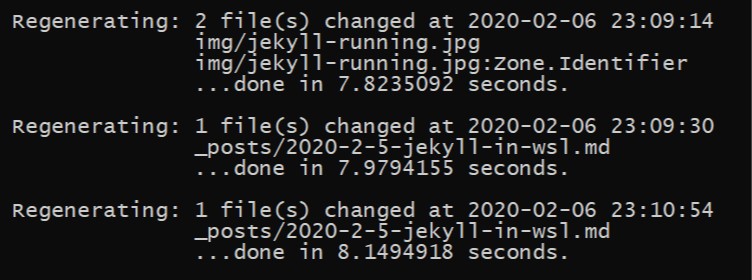 Jekyll working